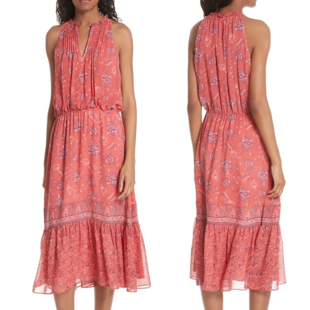 Joie - Chara Midi Dress in Strawberry Floral - Picture 4 of 7